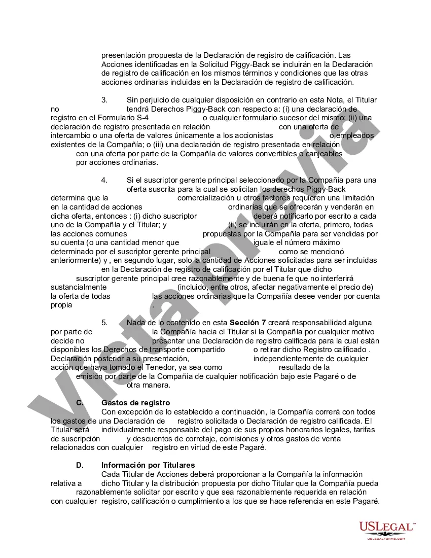 Preview Pagaré convertible de la corporación: una de las series de pagarés emitidos de conformidad con el Acuerdo de compra de pagarés convertibles