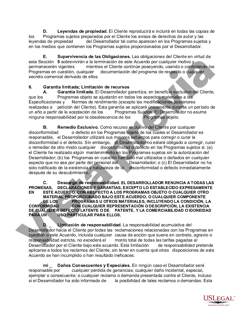 Preview Acuerdo para el desarrollo de software según especificaciones