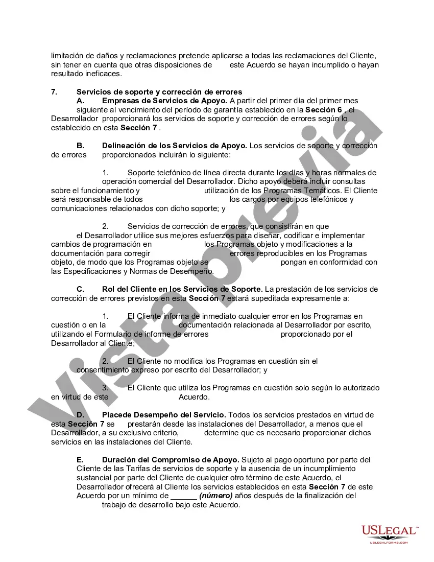 Preview Acuerdo para el desarrollo de software según especificaciones