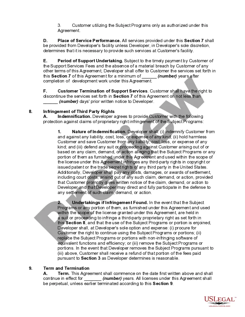 Get Agreement for Development of Software to Specifications Preview Agreement for Development of Software to Specifications