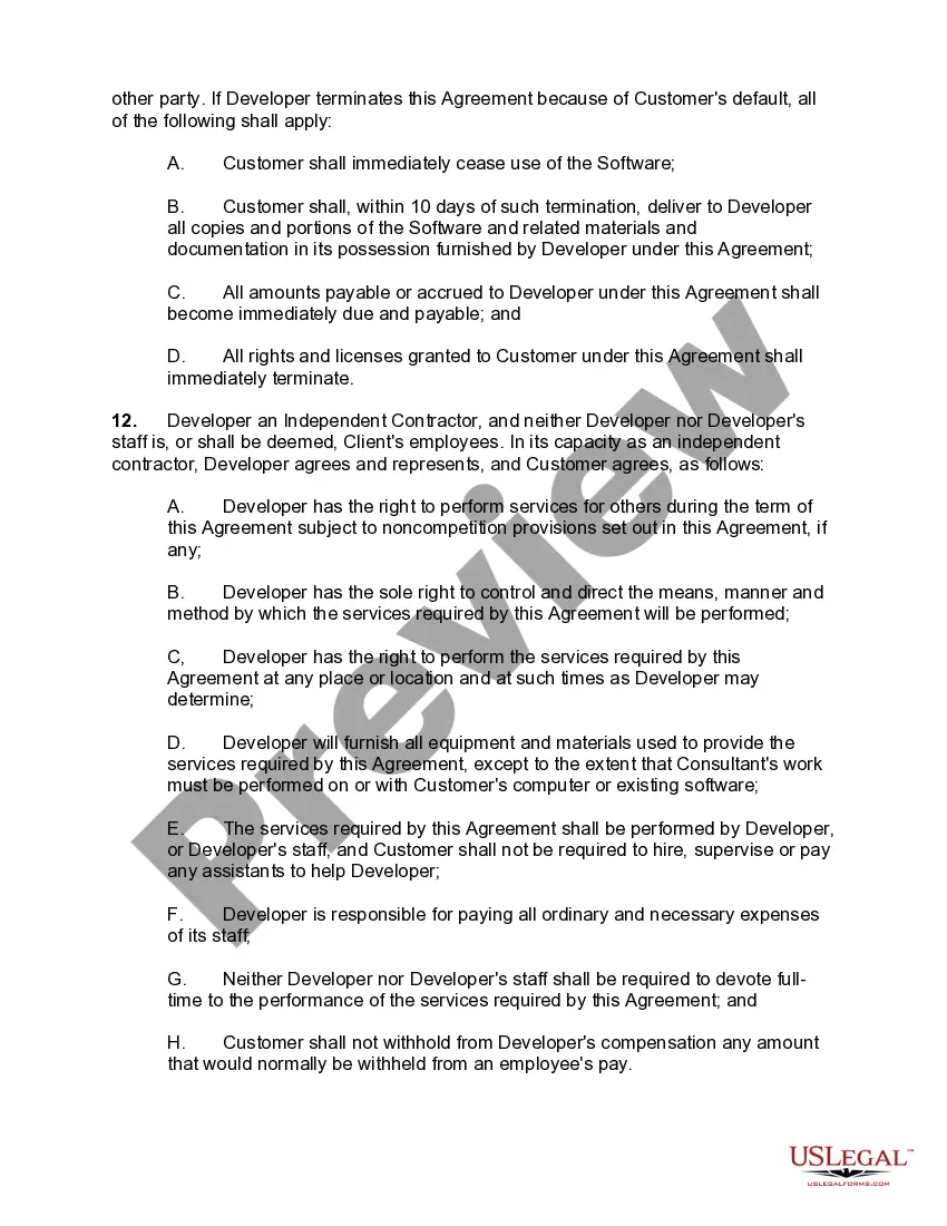 Get Custom Software Development Agreement Preview Custom Software Development Agreement