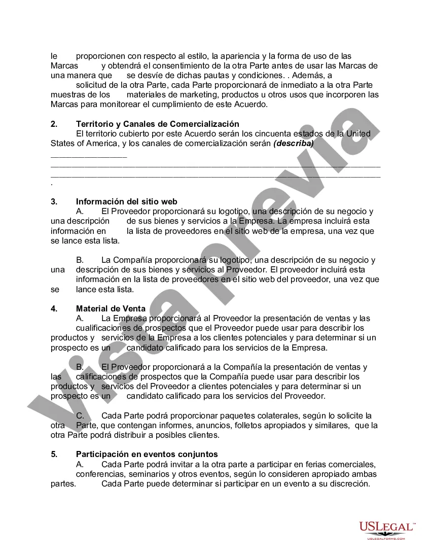 Preview Acuerdo de marketing conjunto o marca compartida