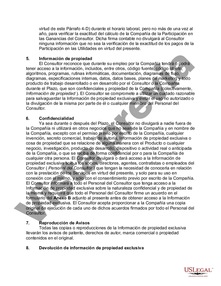 Preview Acuerdo de consultor con participación en los ingresos del software
