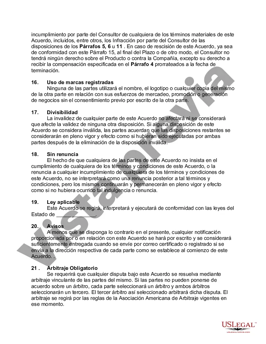 Preview Acuerdo de consultor con participación en los ingresos del software