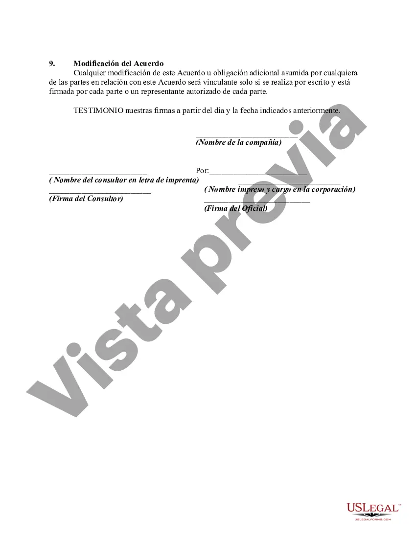 Preview Acuerdo de consultoría - Corto