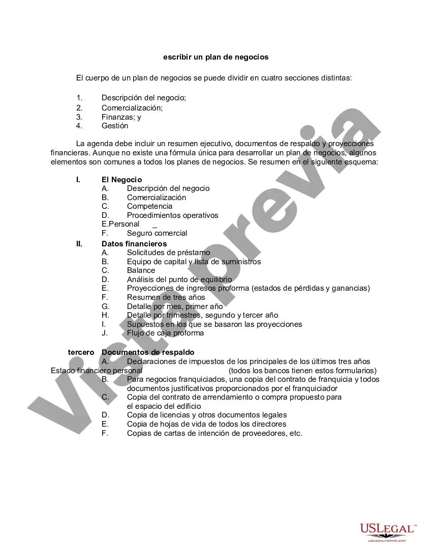Preview escribir un plan de negocios