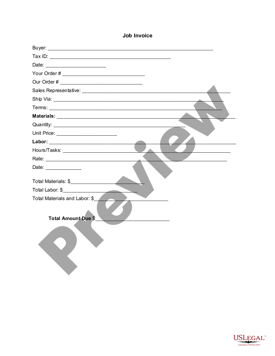 Georgia Invoice Template for Writer US Legal Forms