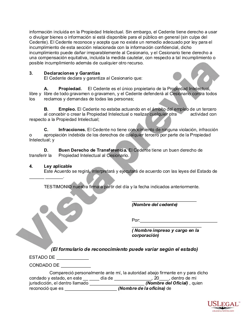 Preview Cesión de Derechos de Propiedad Intelectual