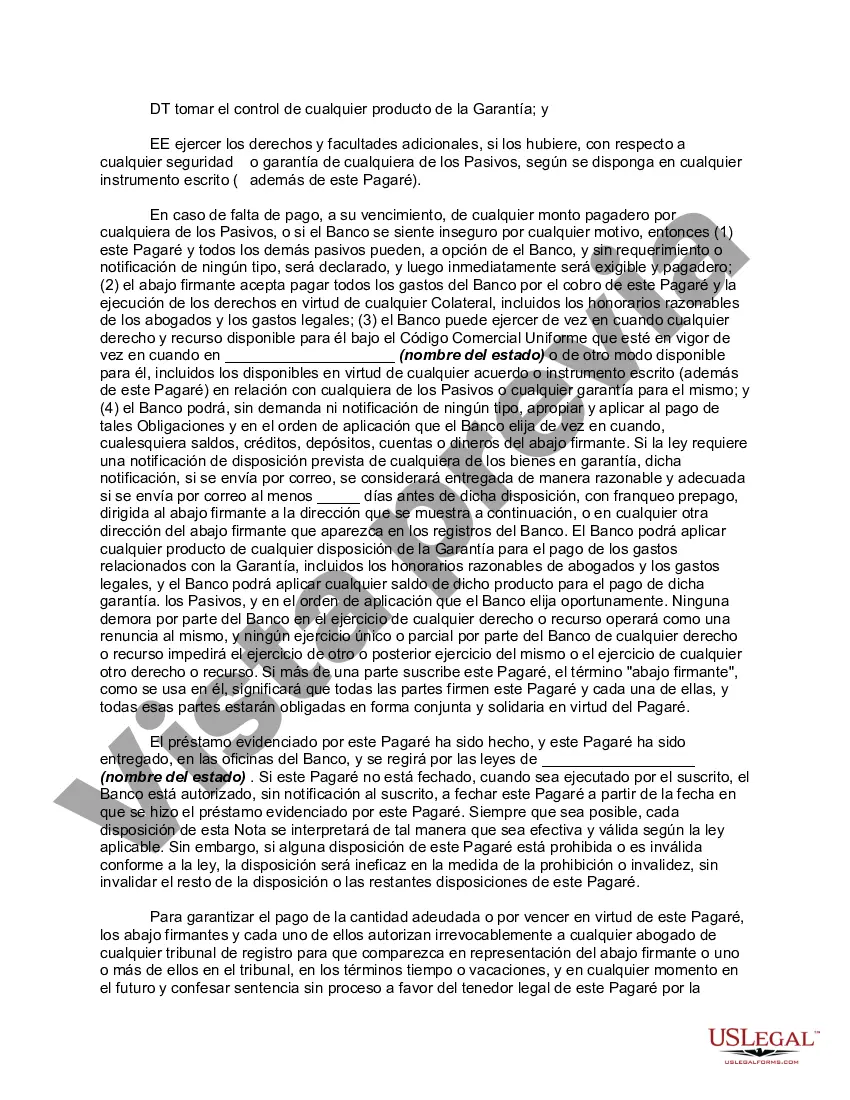 Preview pagaré a la vista