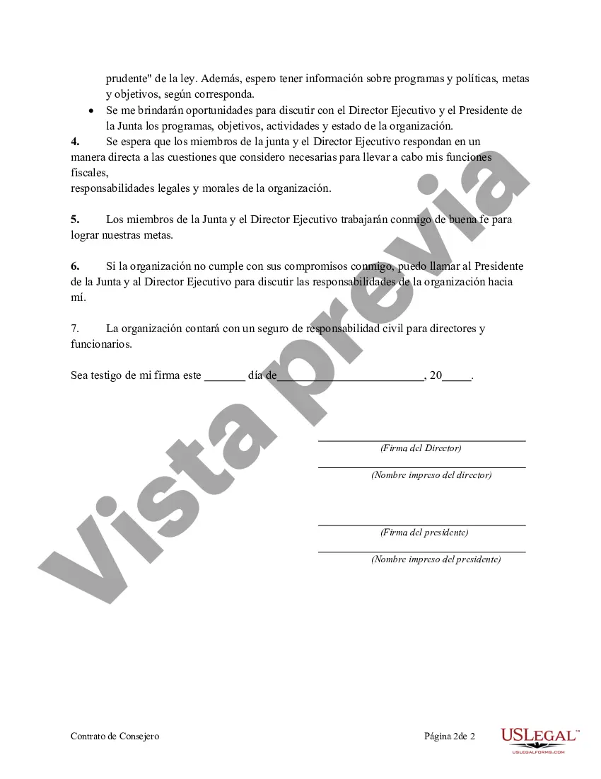 Preview Contrato de Consejero