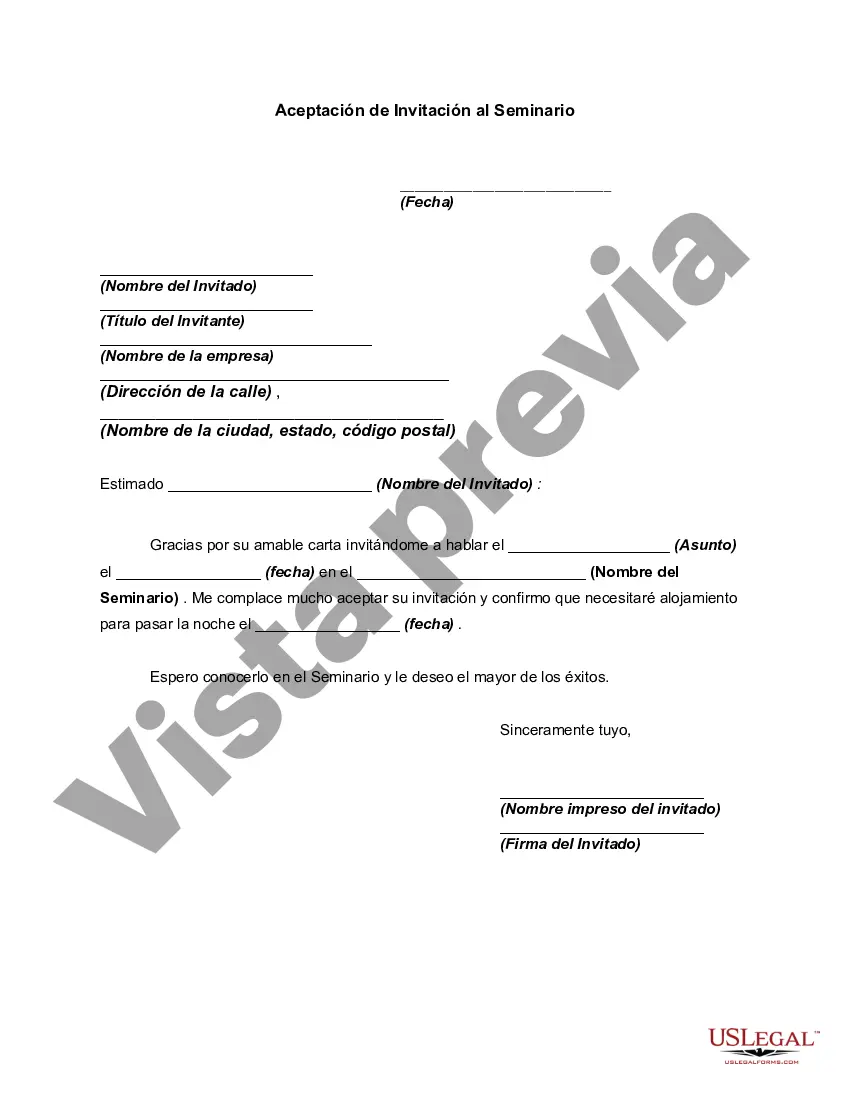 Preview Aceptación de Invitación al Seminario