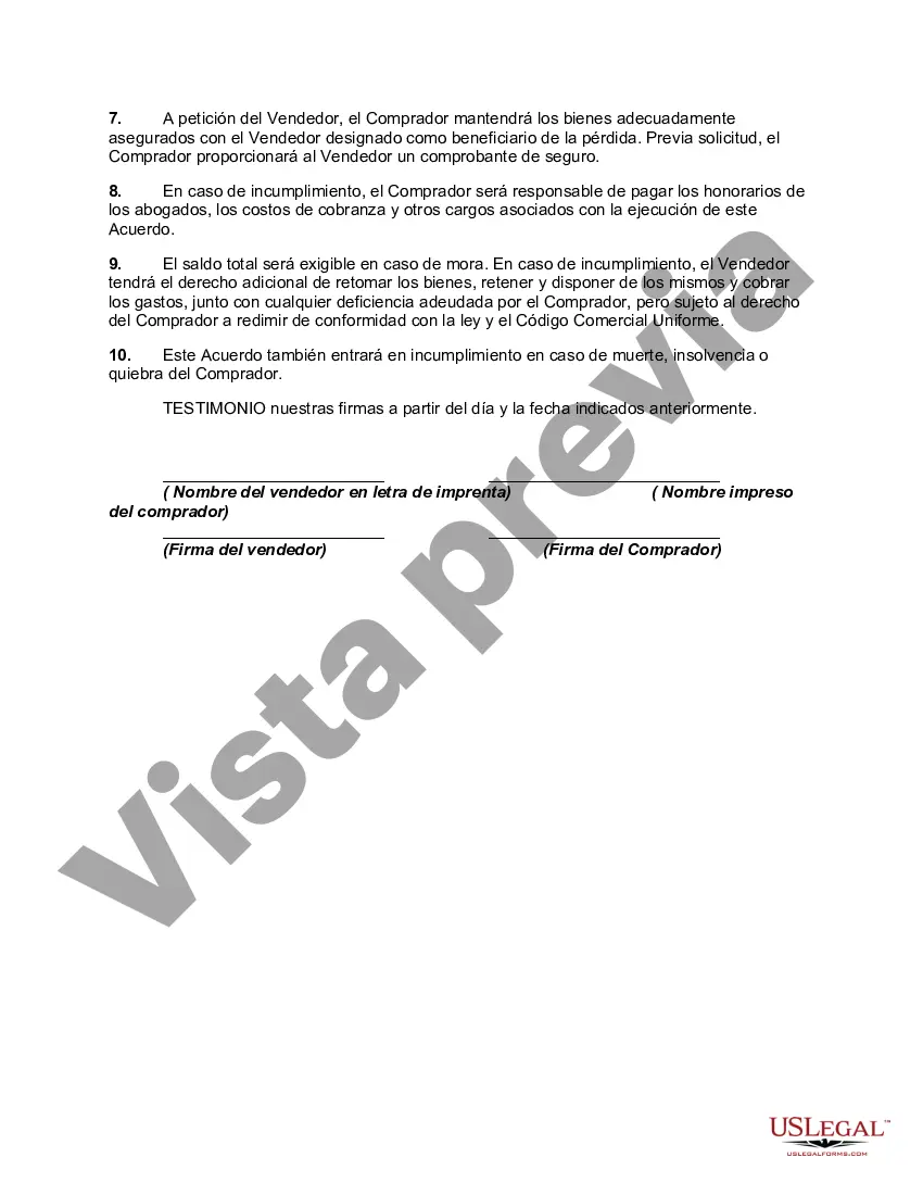 Get Contrato de venta condicional Preview Contrato de venta condicional