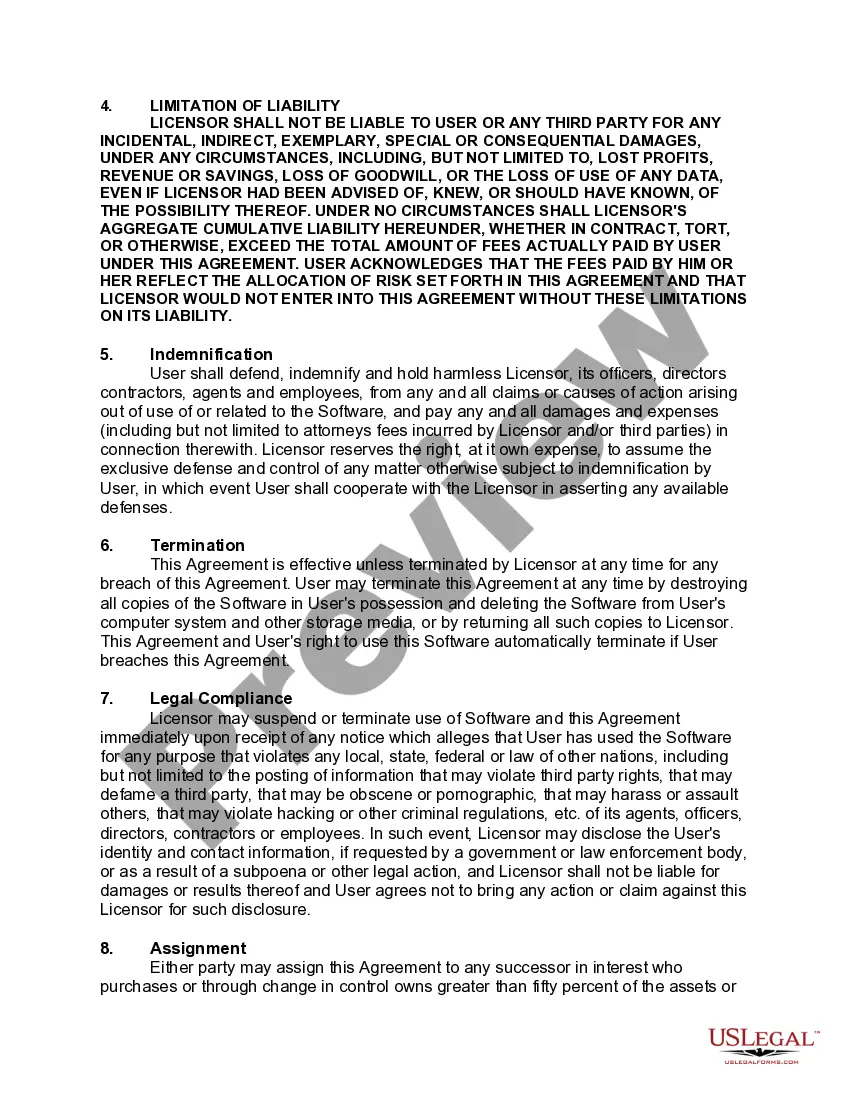 Preview Freeware License Agreement