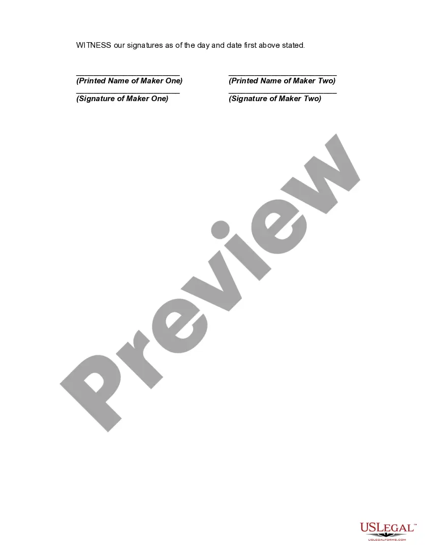 Preview Installment Promissory Note with Bank Deposit as Collateral