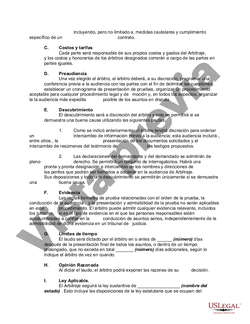 Preview Acuerdo de Mediación y Arbitraje