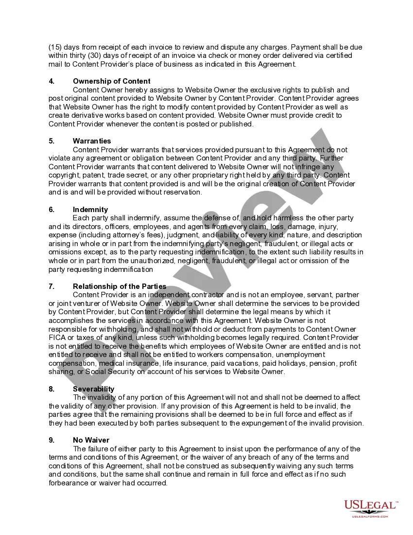 Get Web Content Partnership Agreement Preview Web Content Partnership Agreement
