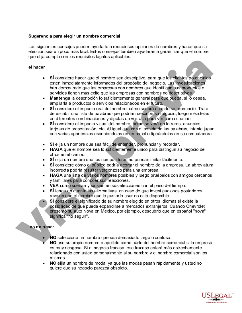 Preview Lista de verificación o pautas para elegir un nombre de dominio y un nombre comercial