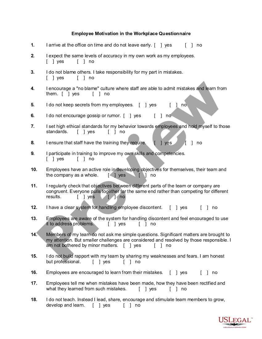 california-employee-motivation-in-the-workplace-questionnaire