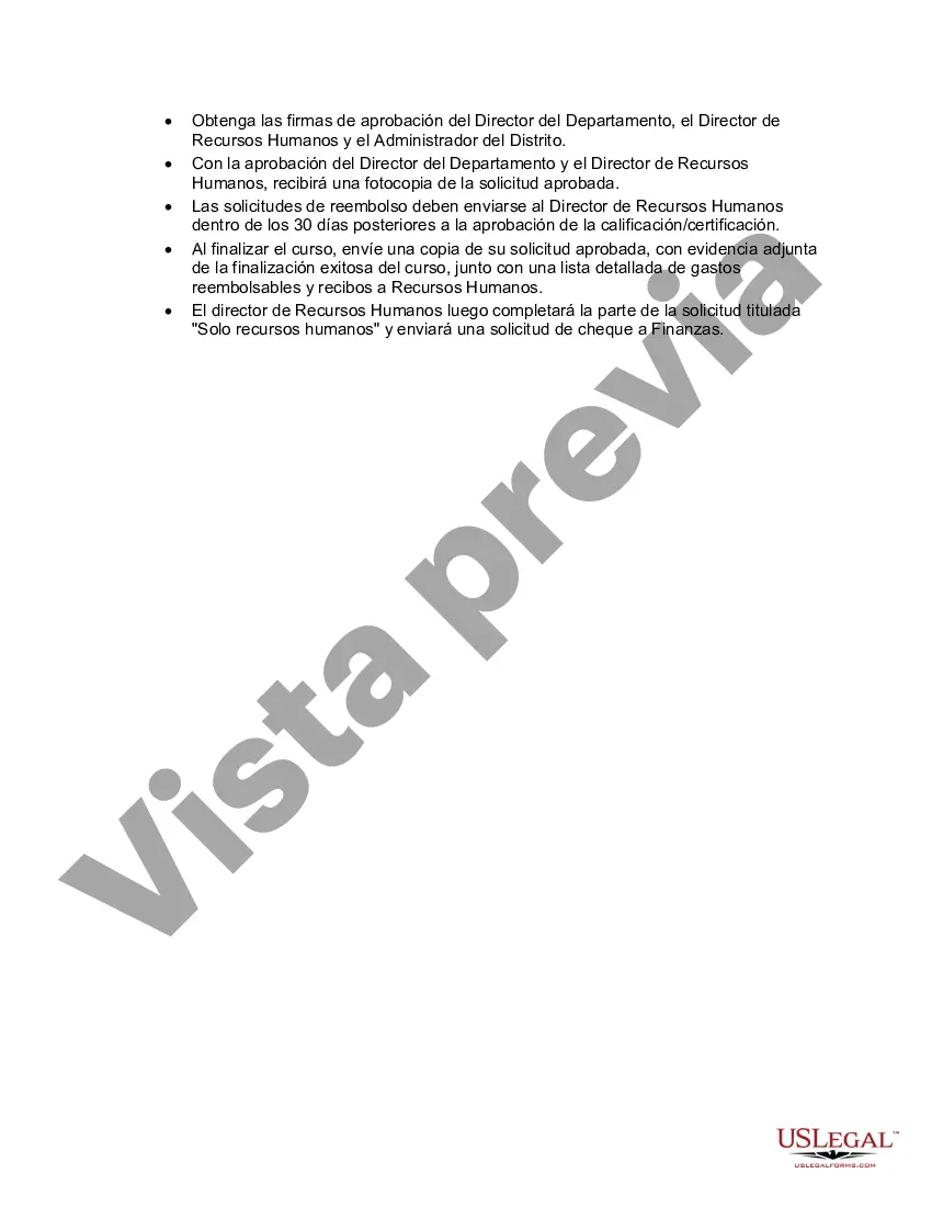 Preview Solicitud de reembolso de matrícula