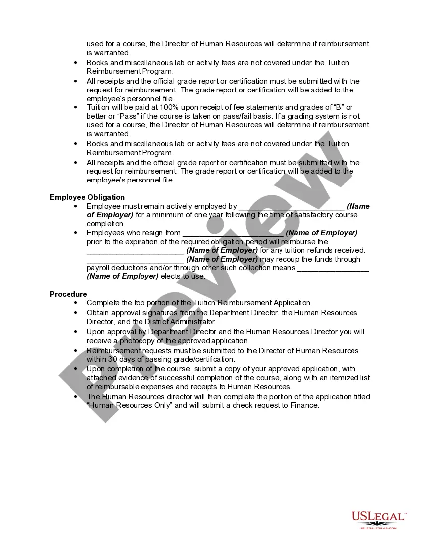 Get Application for Tuition Refund Preview Application for Tuition Refund