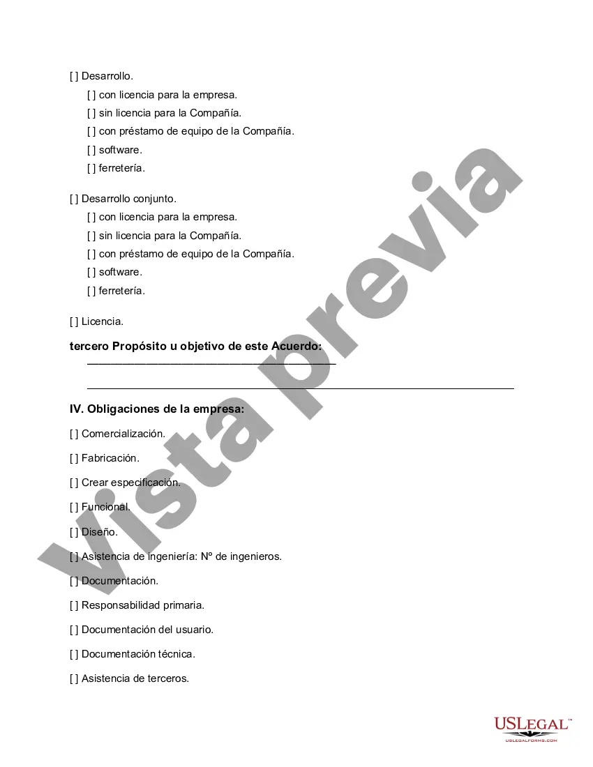 Preview Lista de verificación de muestra para la hoja de términos del contrato