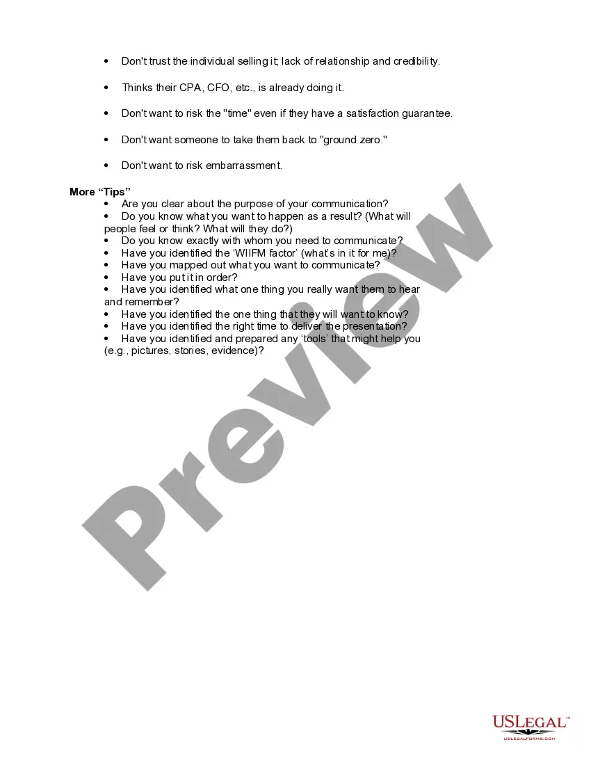 Get Checklist - Communicating with Prospective Clients Preview Checklist - Communicating with Prospective Clients