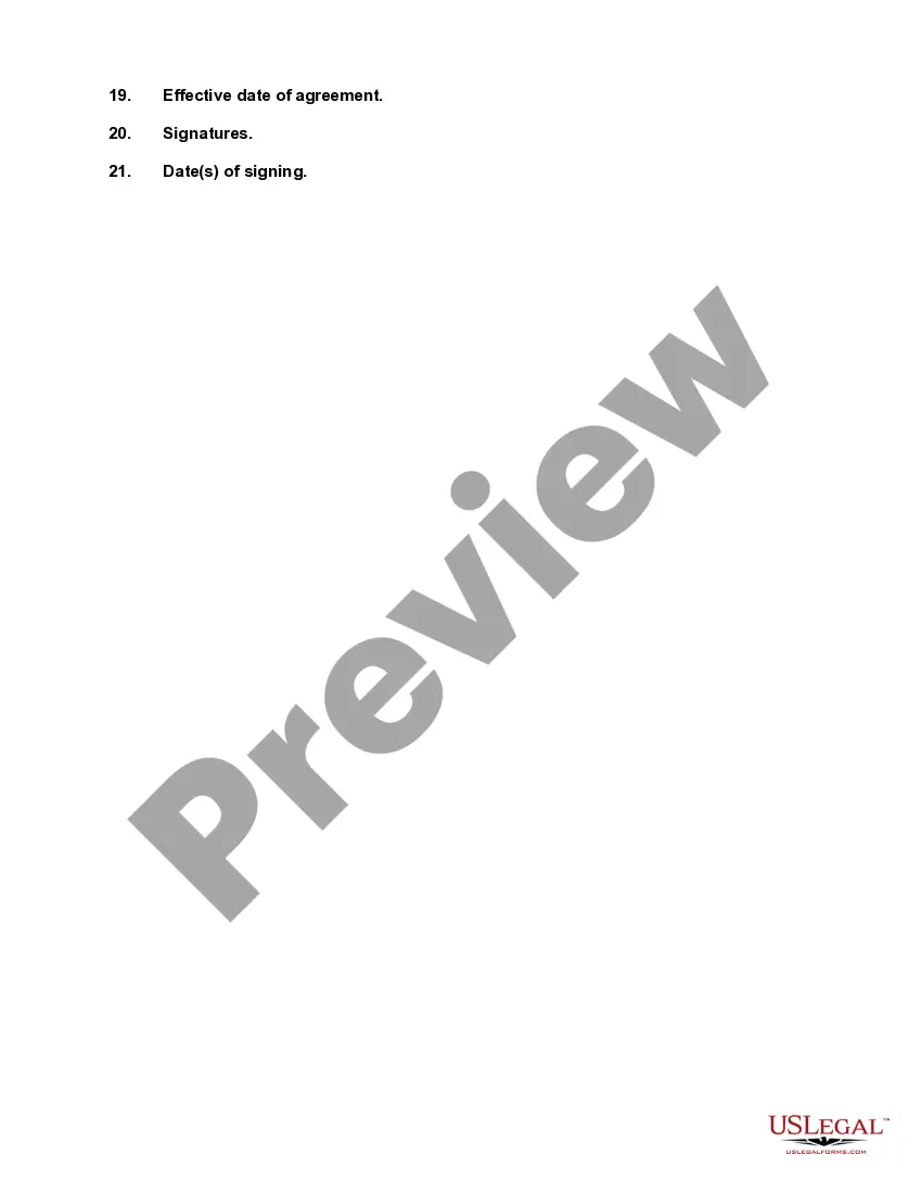 Preview Checklist - Employment Agreements