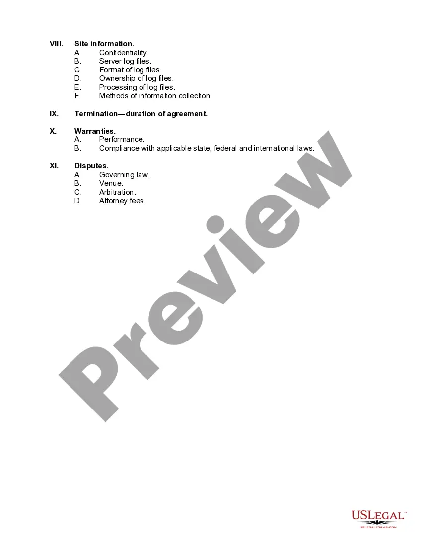 Get Checklist of Matters to be Considered in Drafting a Website Hosting Agreement Preview Checklist of Matters to be Considered in Drafting a Website Hosting Agreement