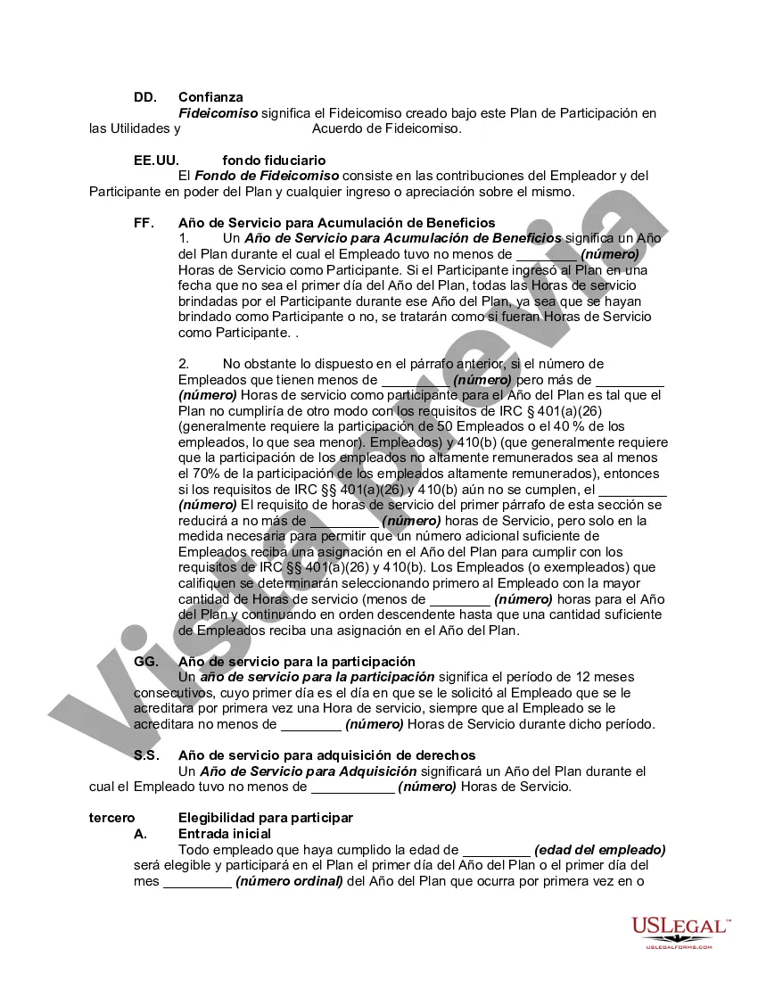 Preview Plan de participación en las ganancias y contrato de fideicomiso