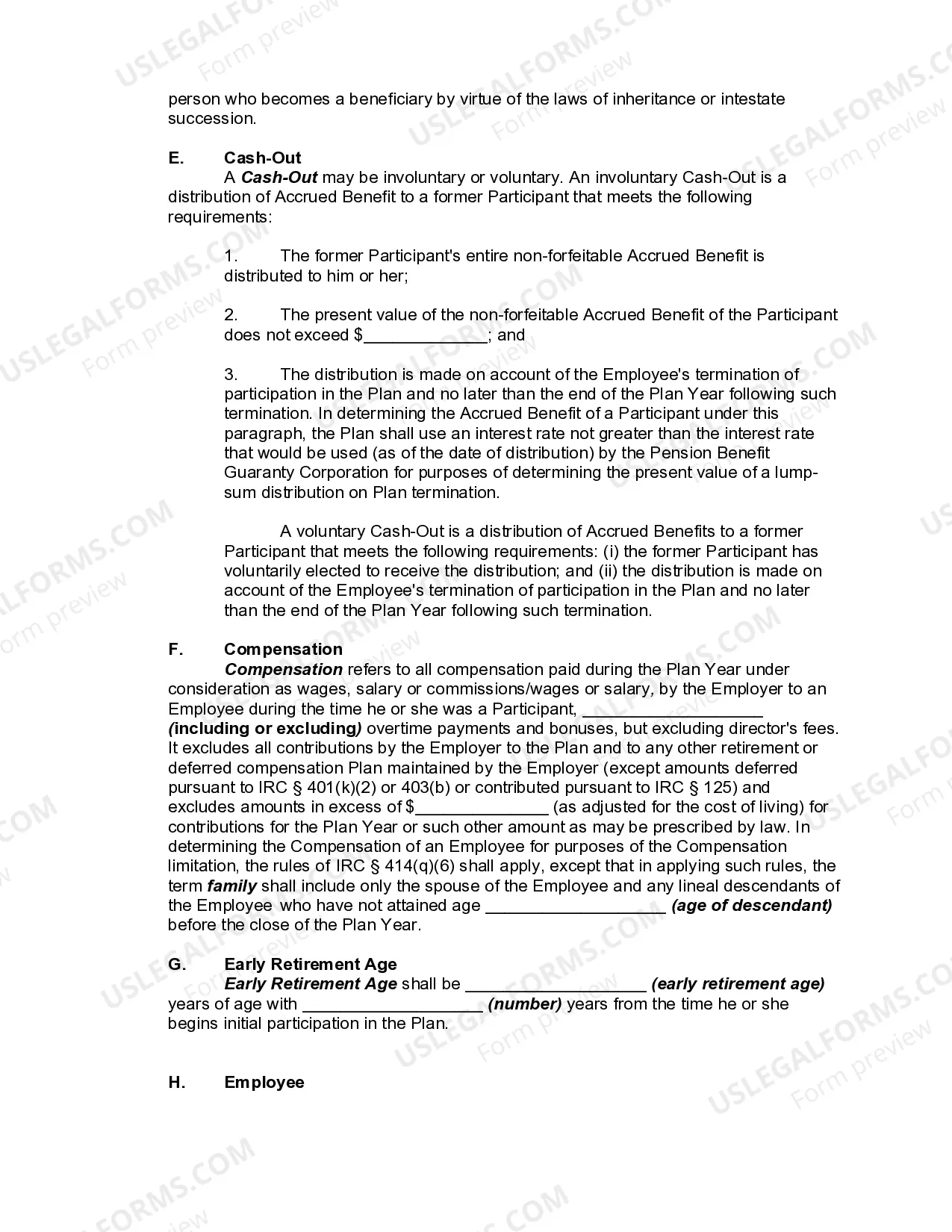 Preview Profit-Sharing Plan and Trust Agreement