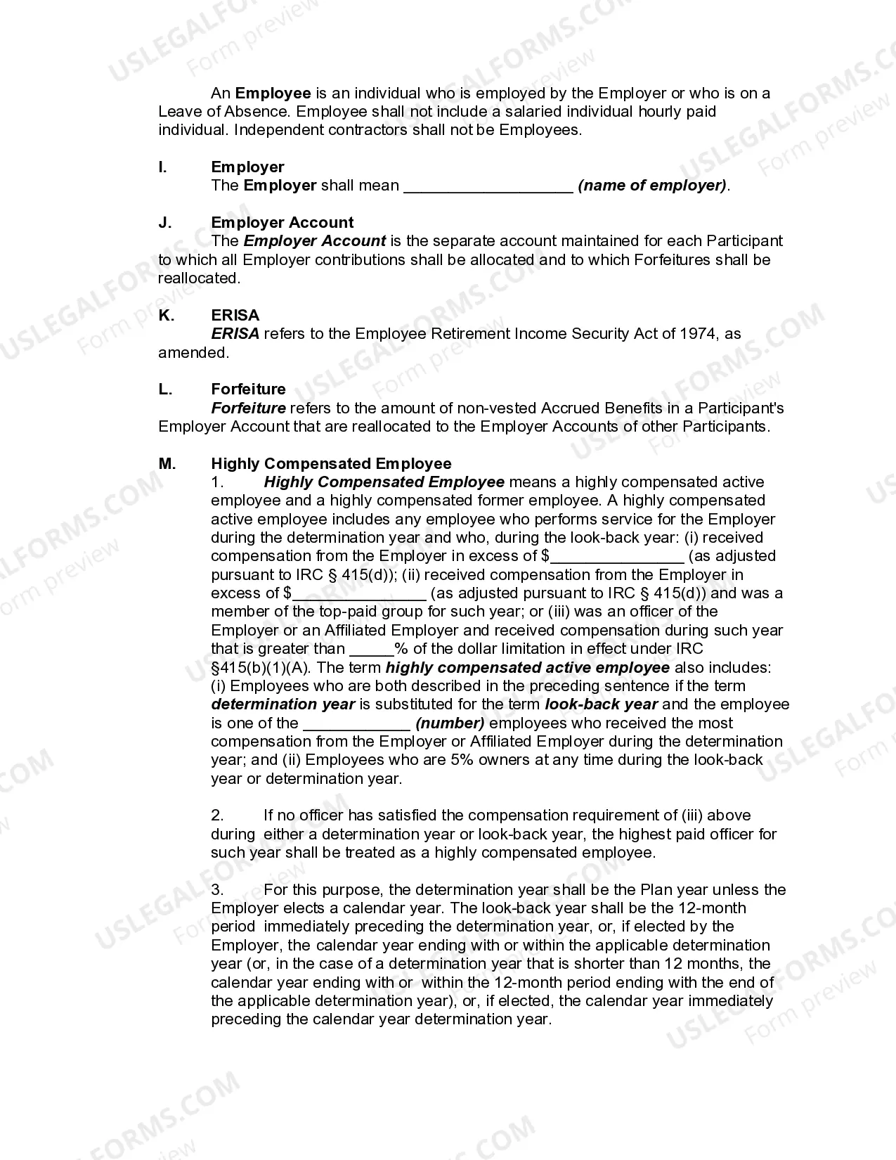 Preview Profit-Sharing Plan and Trust Agreement