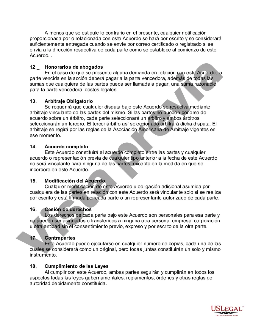 Preview Contrato de Lavandería a Plazo Fijo