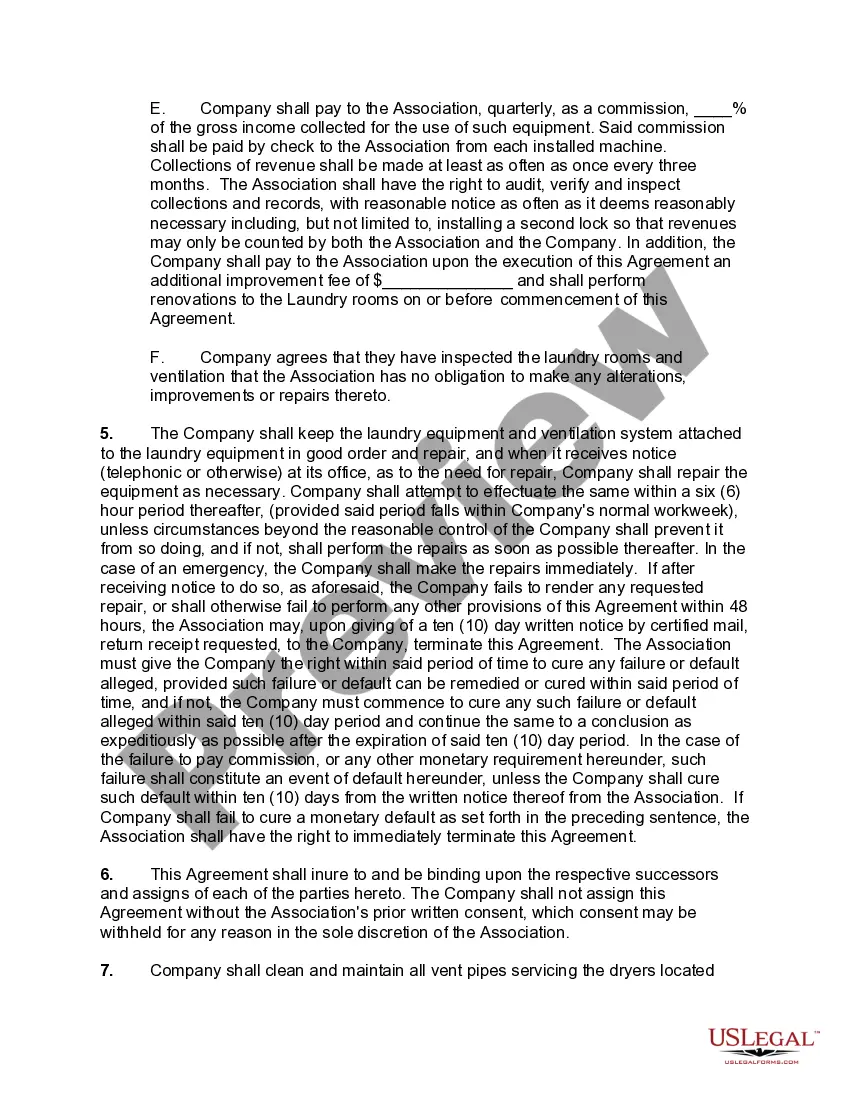 Get Fixed Term Laundry Contract Preview Fixed Term Laundry Contract