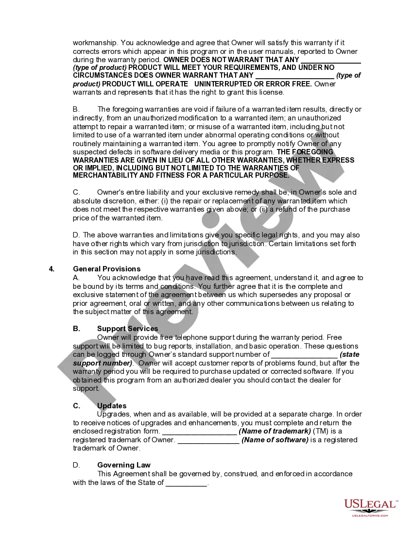 Get License Agreement for End User Software with Limited Warranty Preview License Agreement for End User Software with Limited Warranty