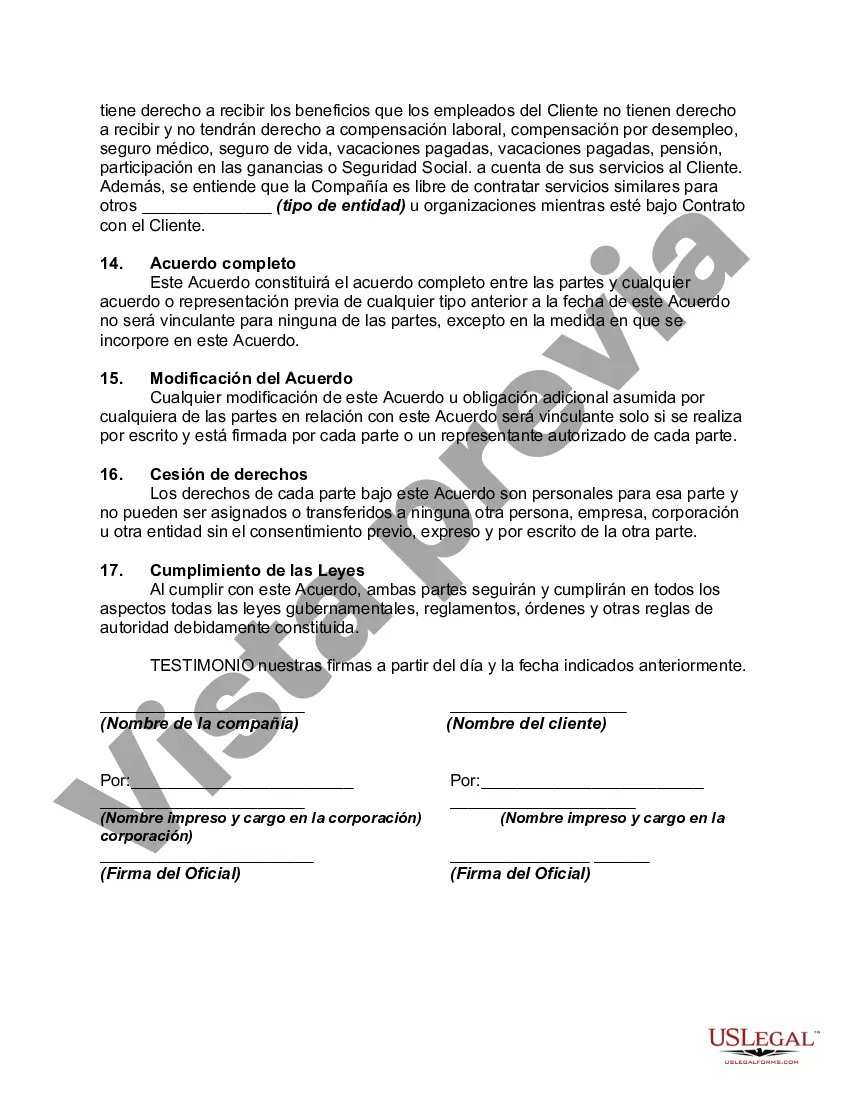 Preview Acuerdo de Consultoría y Desarrollo de Software