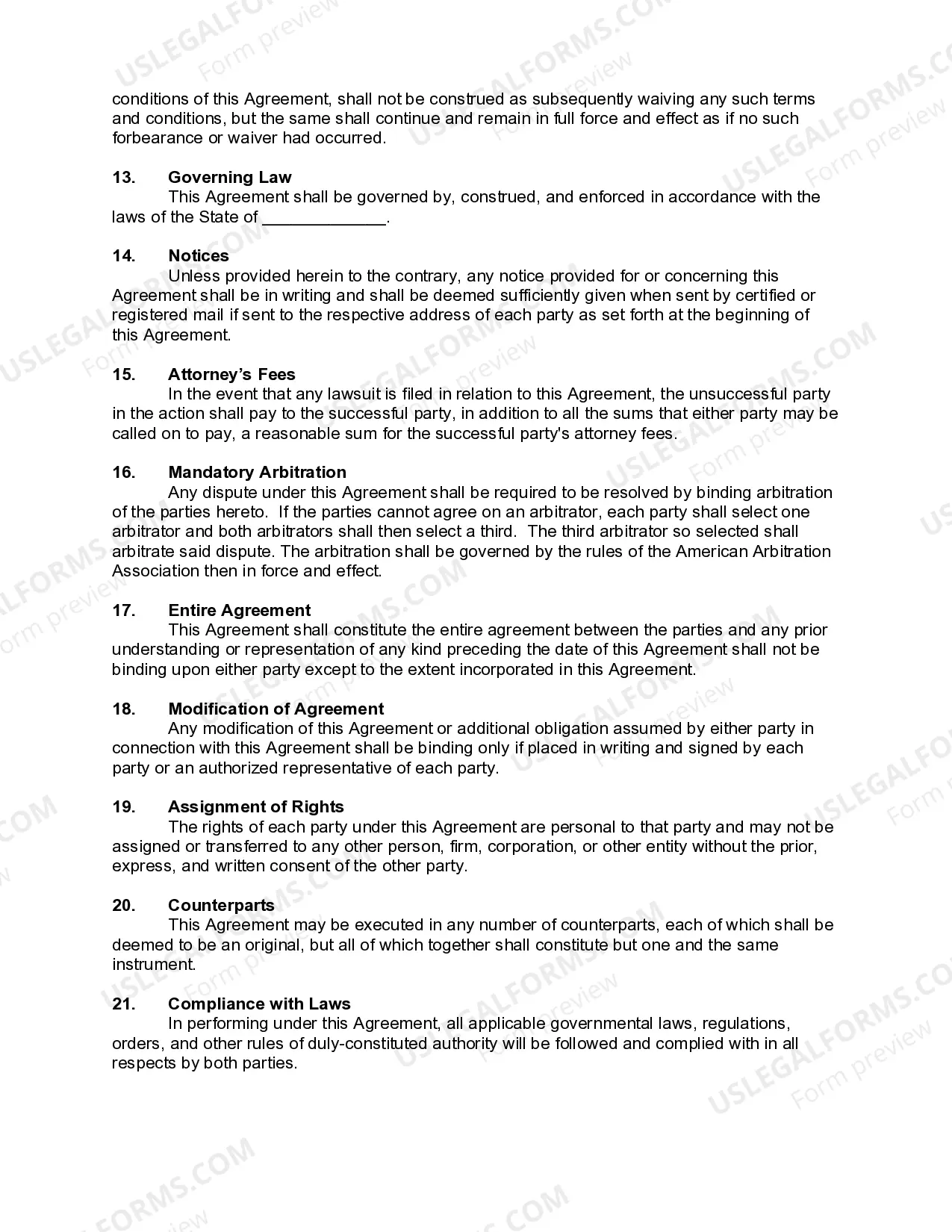 Preview Real Estate Salesman Independent Contractor Agreement with Real Estate Loan Broker