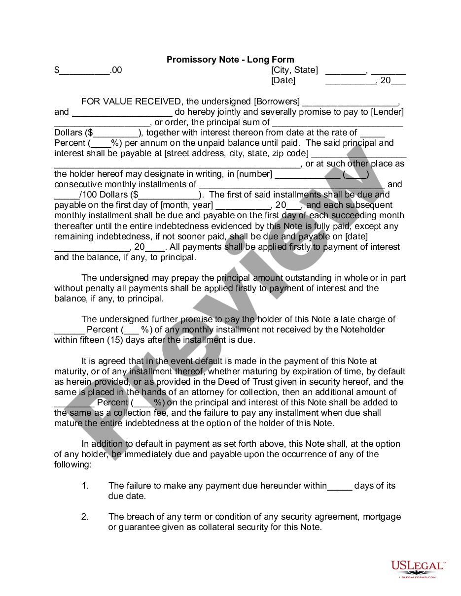 Promissory Note Template With Notary