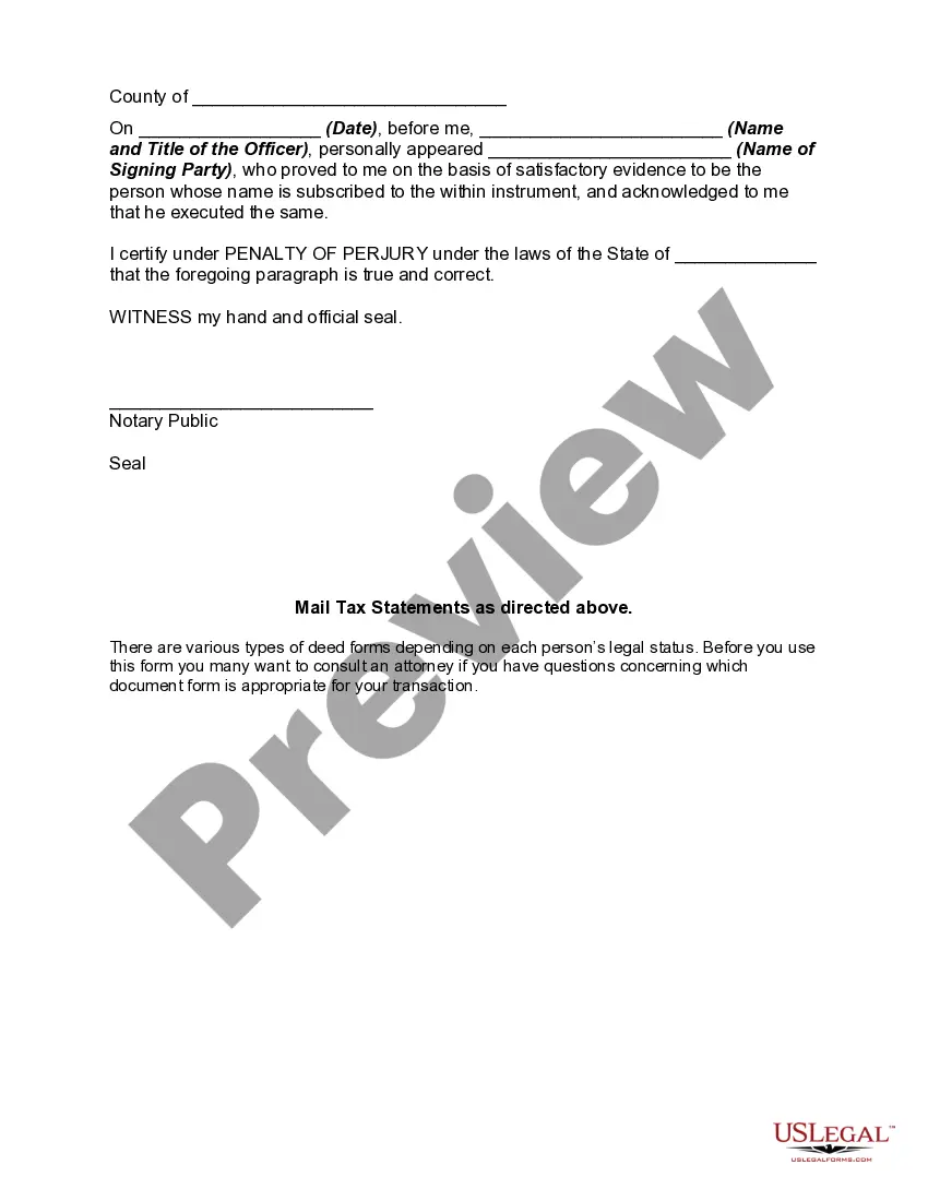 Get Grant Deed Preview Grant Deed