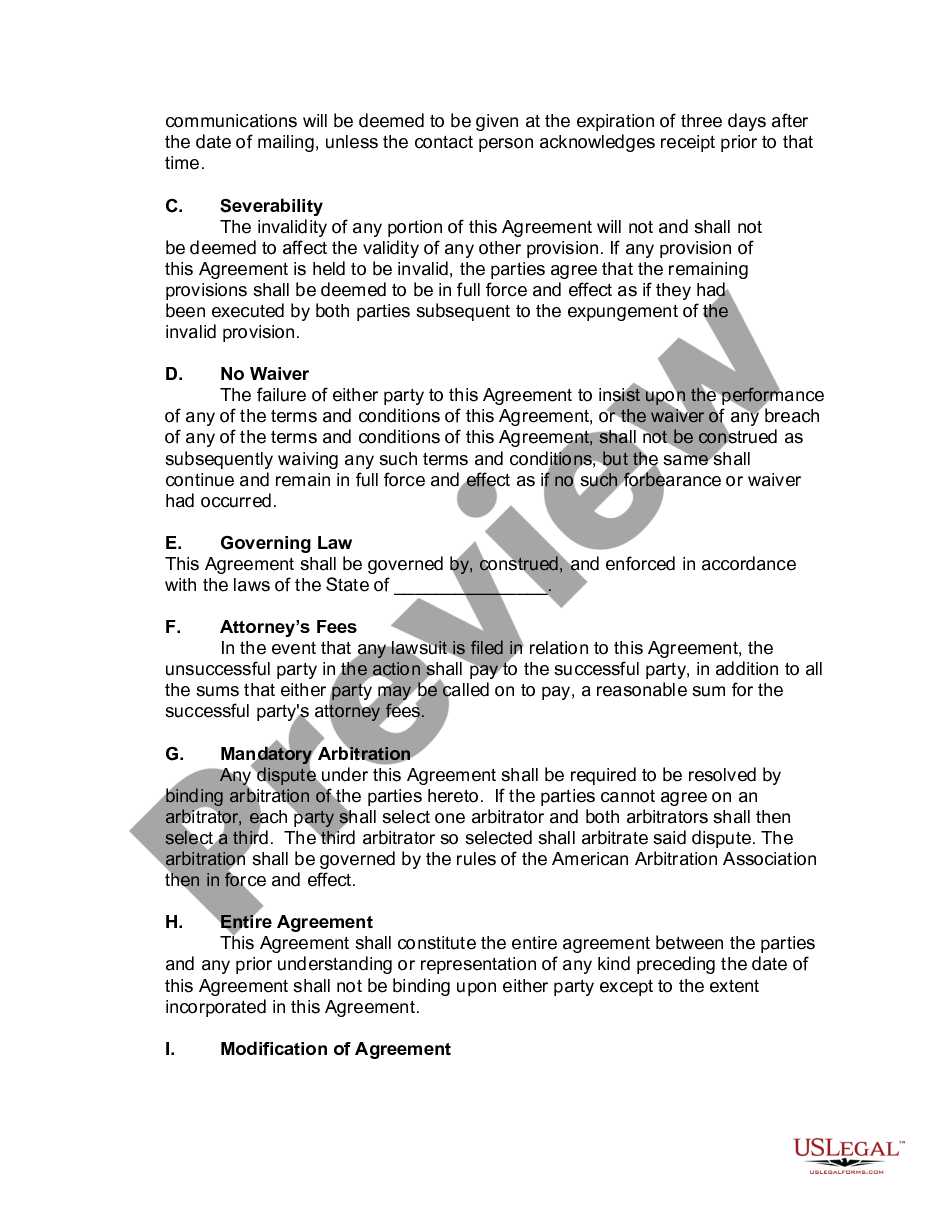 page 4 Contract for Strategic Alliance preview