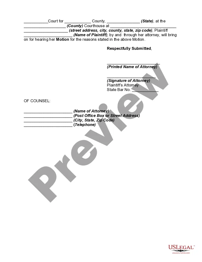 Get Motion for Temporary Restraining Order to Restrain and Enjoin Harassment of Employee Preview Motion for Temporary Restraining Order to Restrain and Enjoin Harassment of Employee