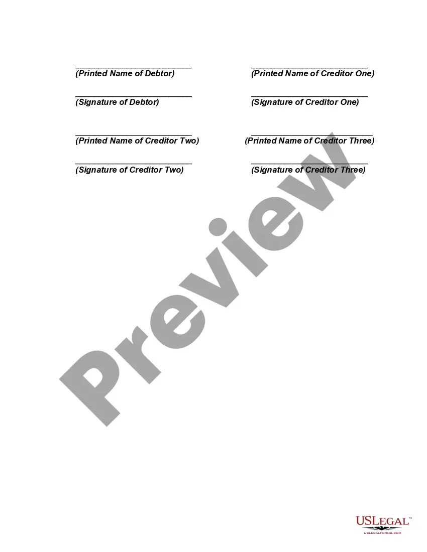 Get Agreement between Creditors and Debtor for Appointment of Receiver Preview Agreement between Creditors and Debtor for Appointment of Receiver