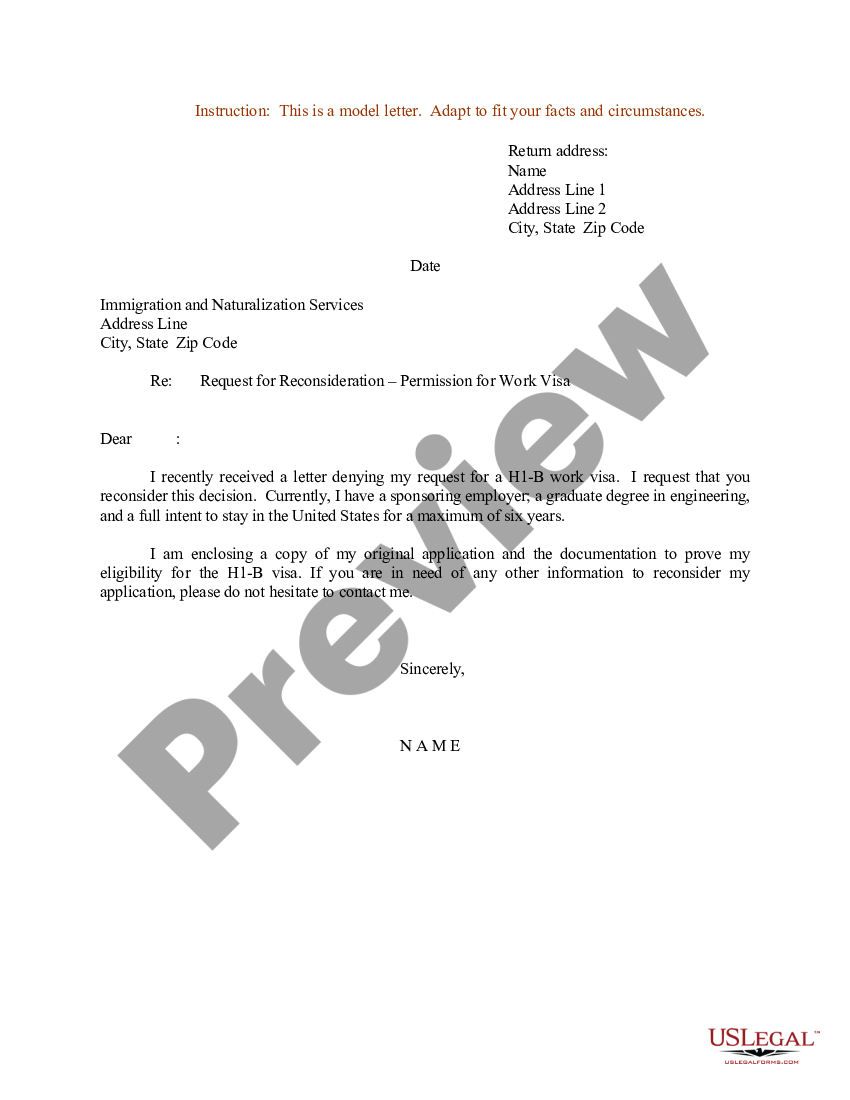 Ohio Sample Letter for Request for Reconsideration - Letter Of Appeal