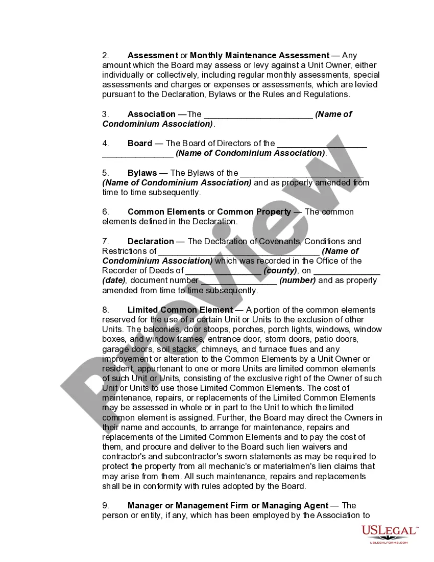 Get Rules and Regulations of an Association of Owners of a Condominium Association Preview Rules and Regulations of an Association of Owners of a Condominium Association