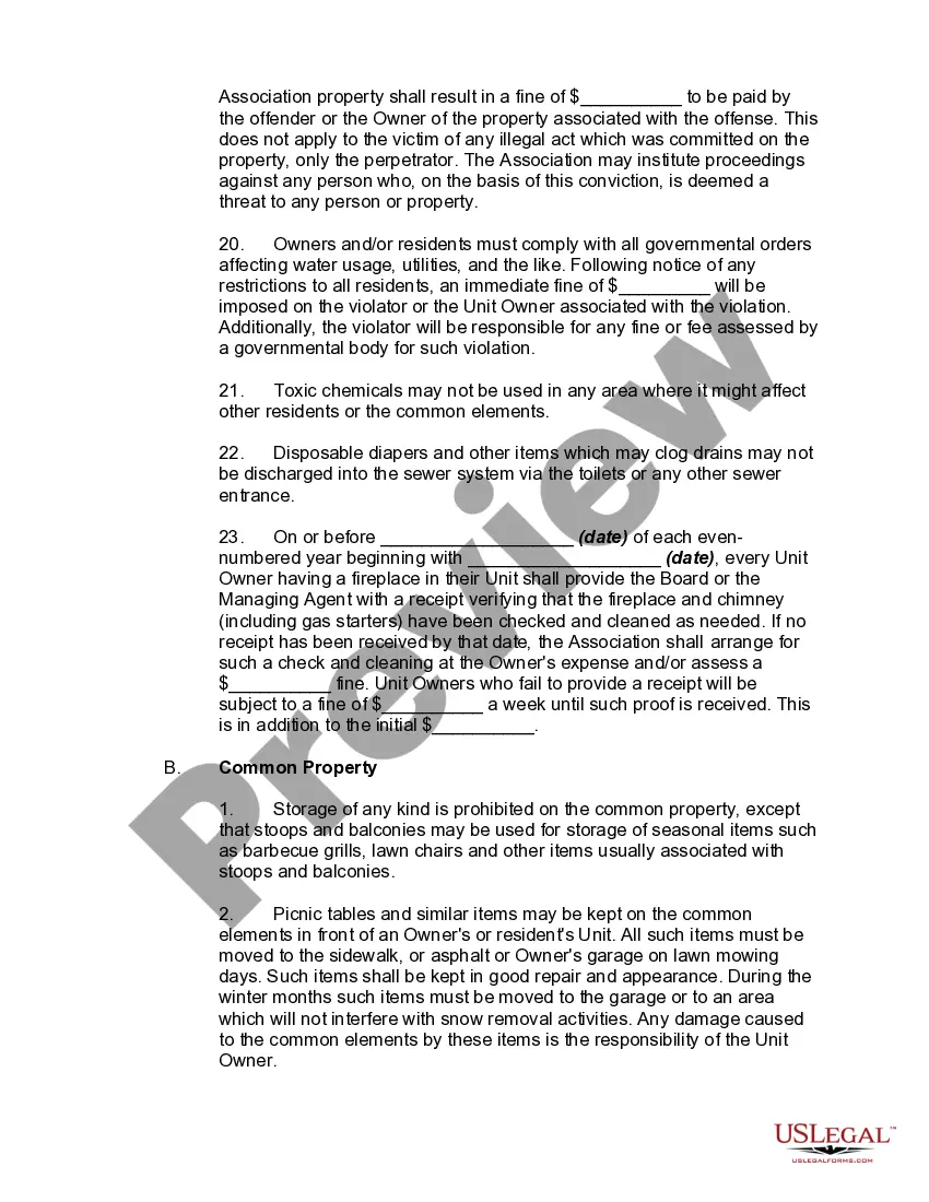 Get Rules and Regulations of an Association of Owners of a Condominium Association Preview Rules and Regulations of an Association of Owners of a Condominium Association