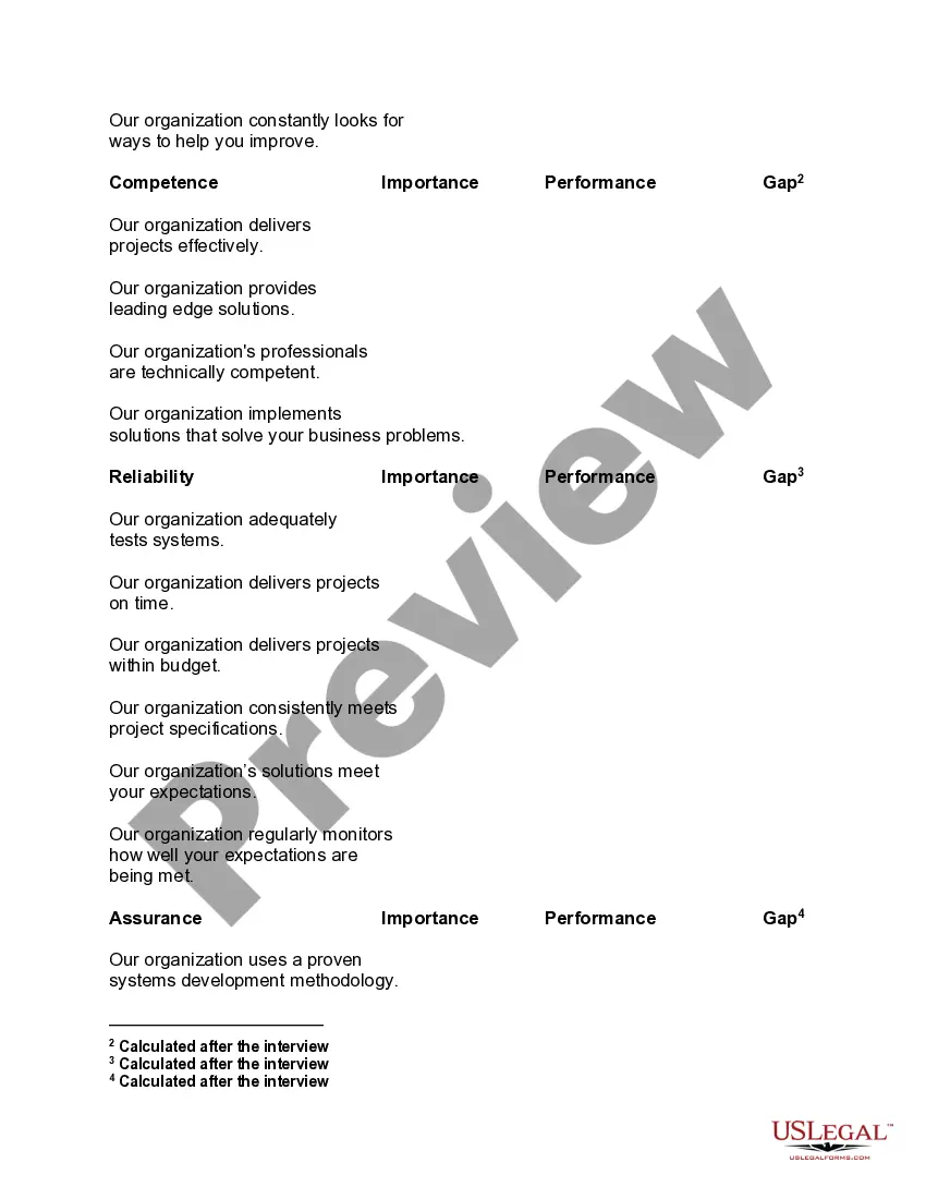 Preview Customer Satisfaction Telephone Survey