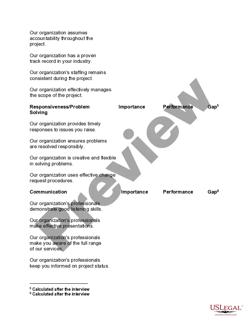 Preview Customer Satisfaction Telephone Survey
