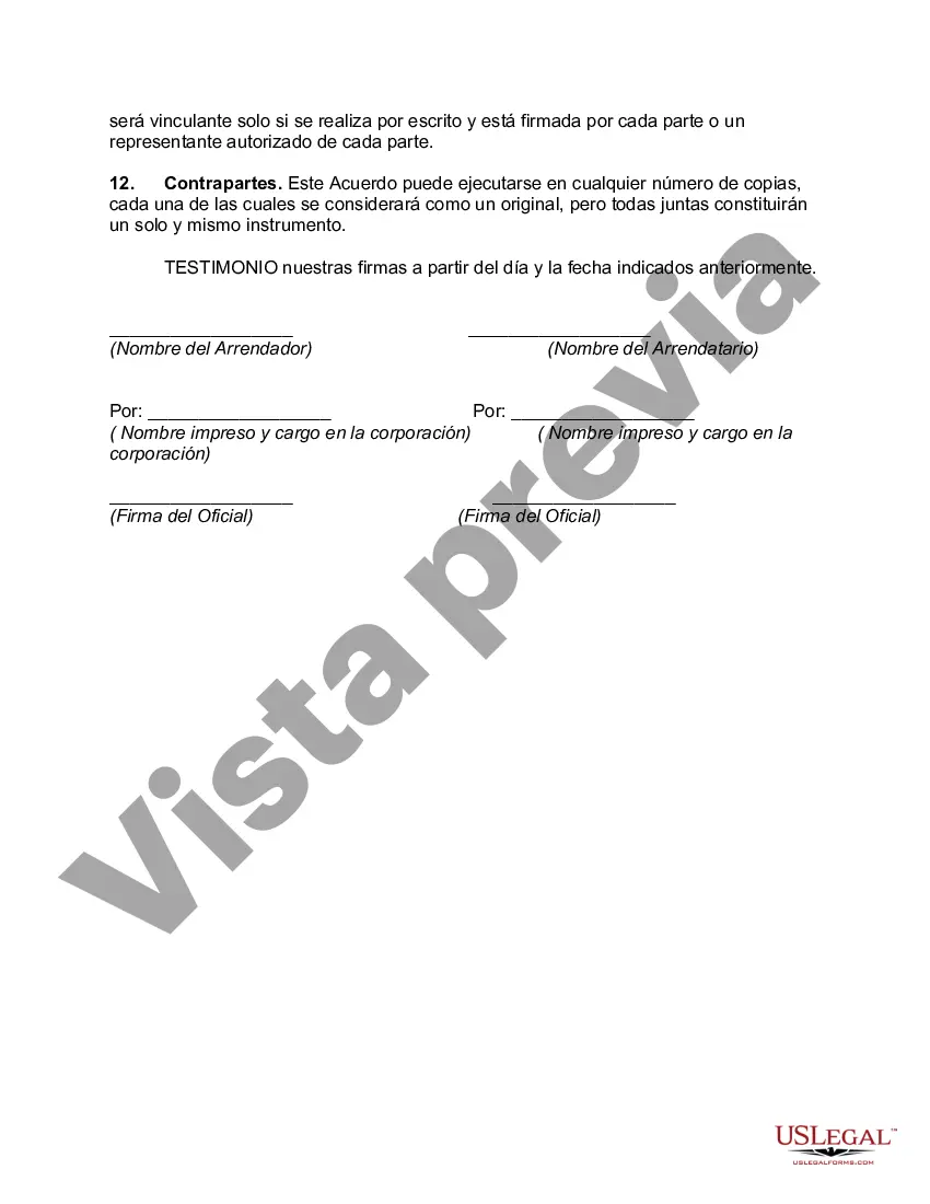 Preview Acuerdo de terminación de arrendamiento de oficina