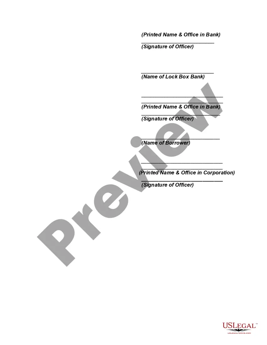 Get Lock Box Agreement as Cash Management System with Lenders Preview Lock Box Agreement as Cash Management System with Lenders