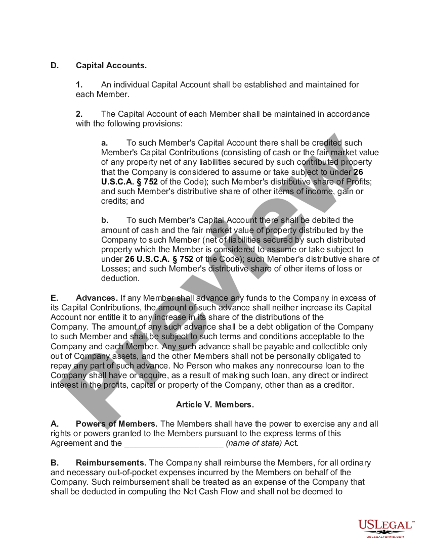 operating-agreement-for-member-managed-limited-liability-company