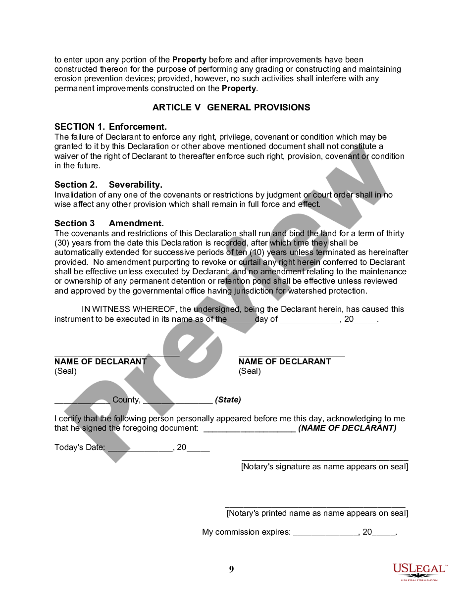 hoa covenants conditions and restrictions